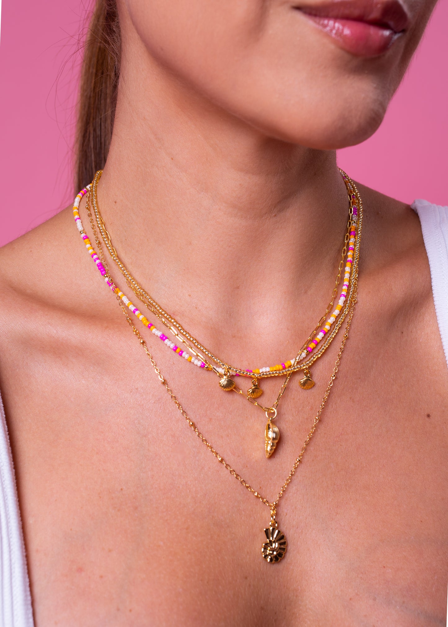 Set de Collares “Olas Doradas” 🐚🌞
