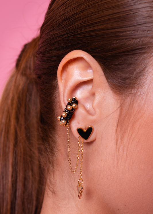 Earcuff &amp; Tope “Corazón Salvaje” 🖤🔥