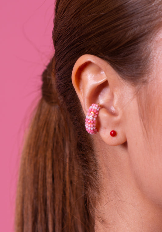 Earcuff “Dulce Rosa” 🌸💕